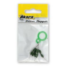 Стопоры Akara 8х3,5 мм (10 стопоров) Green