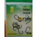 Крючки Fish Season TANAGO-RING №8 с ушком, (упаковка 10 шт.)