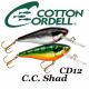 Воблер COTTON CORDELL CD12 C.C. Shad 64 mm, 9 g