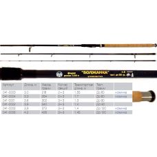 Волжанка Фидер 3.9 м., 3 секции+3, до 90 гр., графит IM6