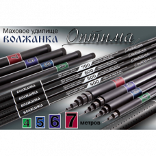 Удилище Волжанка Оптима 5.0 м, без колец тест до 25 гр