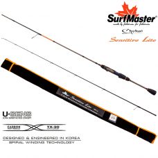 Спиннинг штекерный угольный Surf Master Chokai Series Sensitive Light UL 1.98 м,  0,8-7 гр